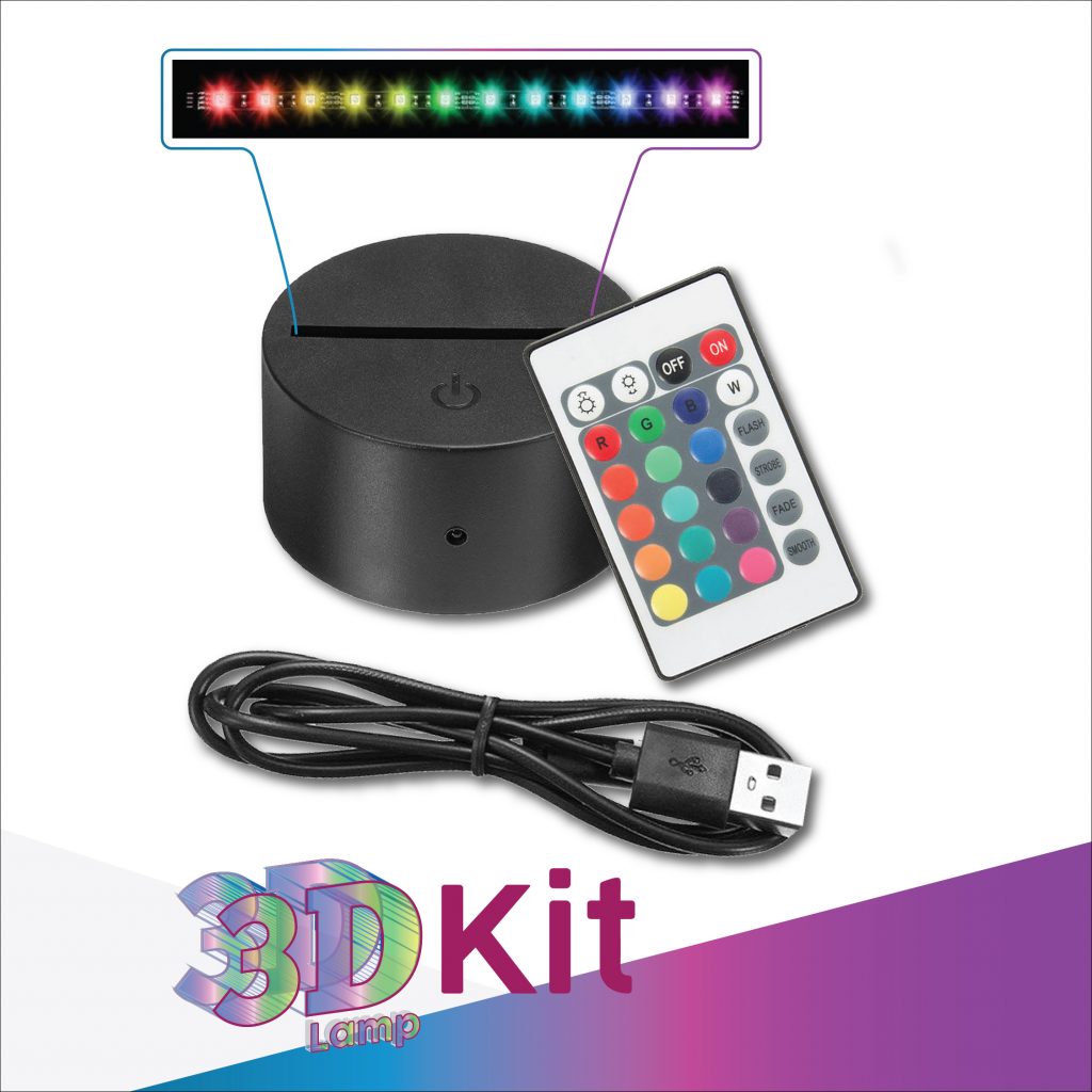 Lampada 3D Led A Illusione Ottica A Forma Di Macchina Fotografica, 7 Colori Con Telecomando E Touch, Luce Notturna Da Tavolo, Regalo Originale